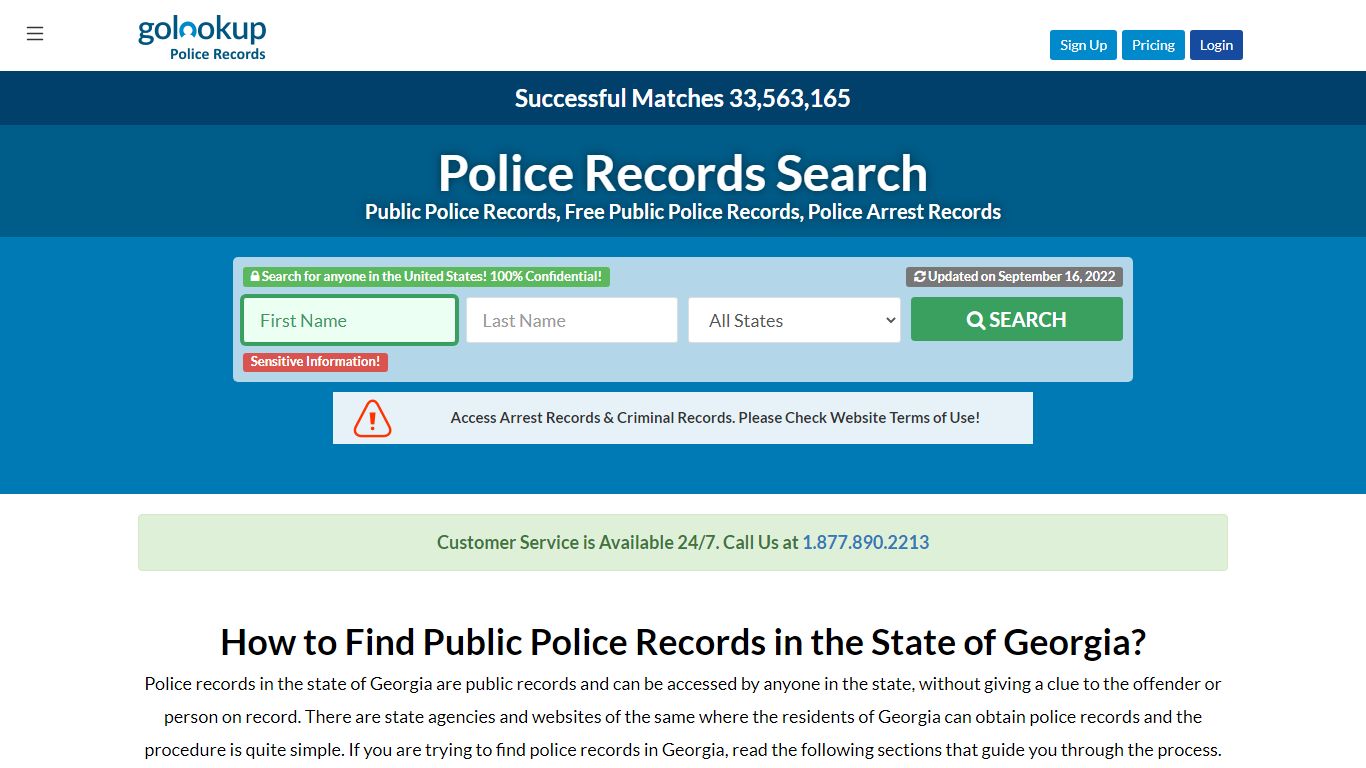 Georgia Police Records, Georgia Police Records Search - GoLookUp